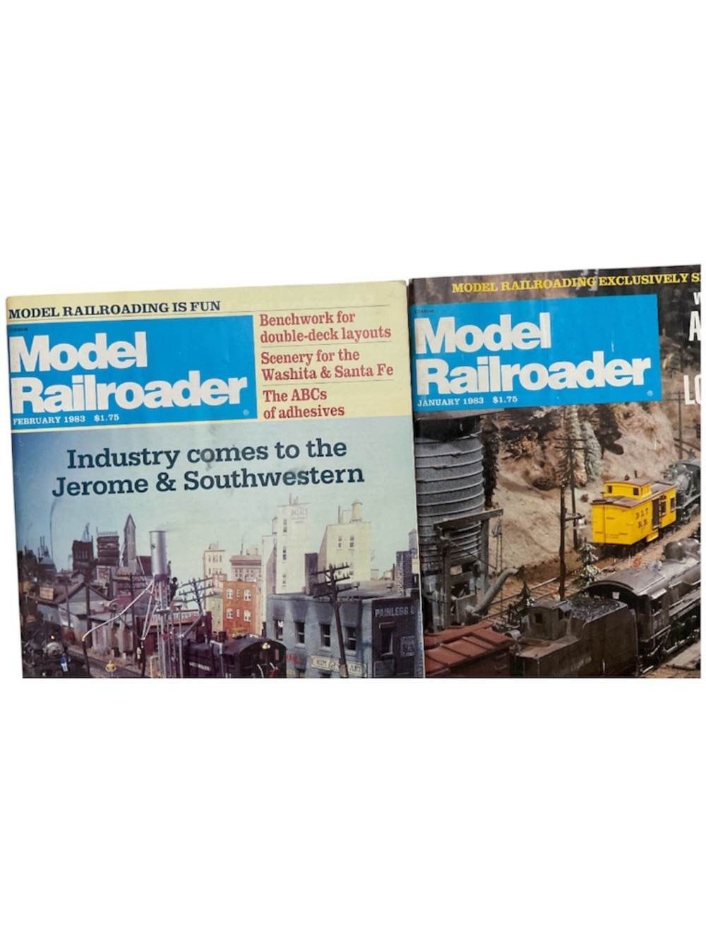 Model Railroader Magazine 4 issues  January to March 1983 Vintage - Picture 4 of 5